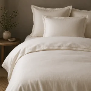 Linen Border Duvet Cover
